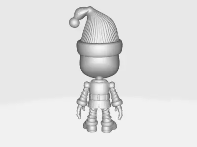 Jack Skellington Santa Claus Print Nightmare Before Christmas  3D print model