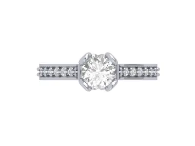 Wedding Ring  3D print model 17
