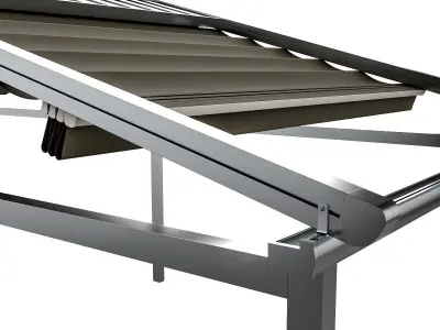 Motorized Pergola 5a vanadium 3D model