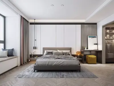 bedroom interior 3D model