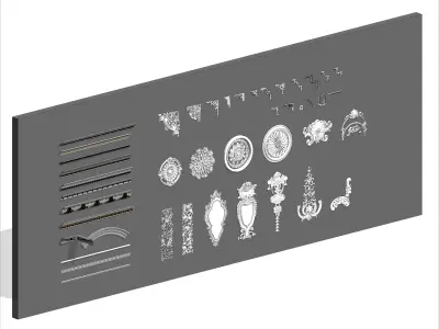 Molding Classic Revit 3D model