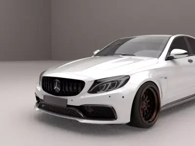 Mercedes C63s AMG  3D model