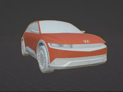 Hyundai  IONIQ-5 Low-poly 3D model