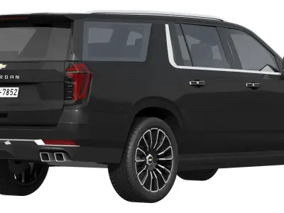 Chevrolet Suburban High Country 2025 3D model
