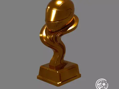 Kart Racing Trophy  Exclusive Design for 3D Printing 3D print model