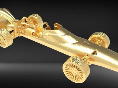 Formula F1 RC car Pendant Key Chain 3D print model