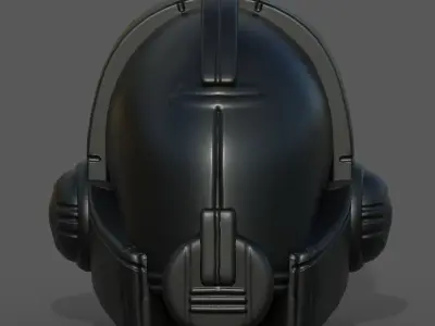 Helmet plastic mask protection pollution ball shaped Low-poly  Low-poly 3D model 2