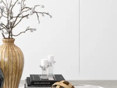 Modern vase decoration 3D model