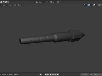 JDM Bolts for Car Wheels Low-poly 3D model