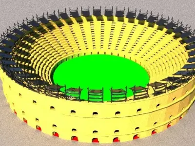 STADIUM1 coliseum in italy - coliseum in italy 3D model