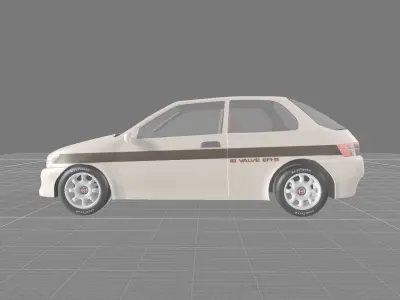 Corolla II SR 1994 3D model