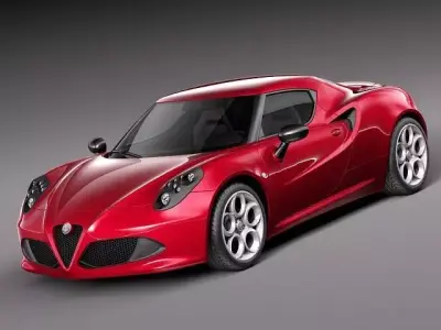 Alfa Romeo 4c - 2014 3D model