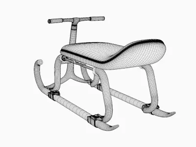 Kicksled 3D model get