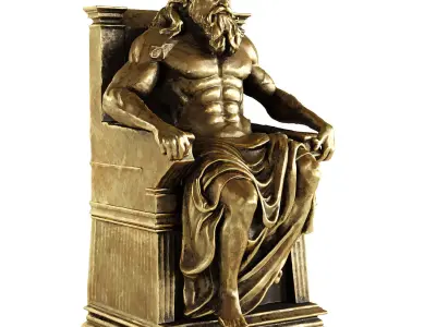 zeus statue 3D model