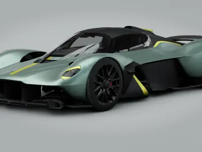 Aston Martin Valkyrie 3D model