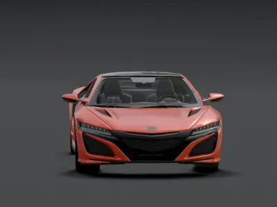 Honda - NSX  Low-poly 3D model