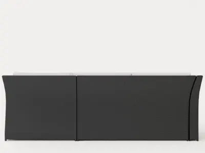 Wisconsin Light 5 Seater Lounge group Low-poly 3D model