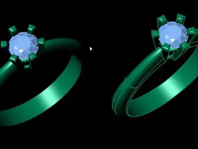 13th design of Solitaire and similar Pack 3D print model