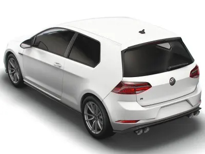 Volkswagen Golf R 3door Typ 5G 2017 3D model