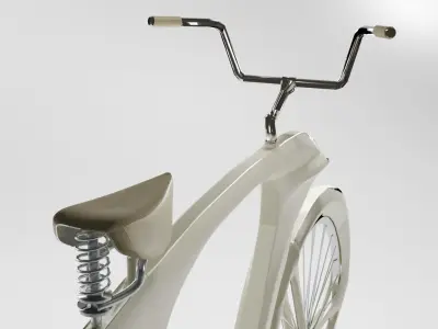 Old Style Bicycle 1946 3D model