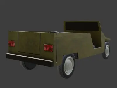 Citroen Yagan Low-poly 3D model