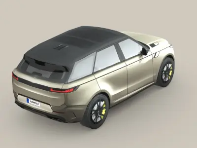 Land Rover Range Rover Sport SV 2024 Low-poly 3D model