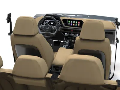 Car Interior New Design 2022 3D model