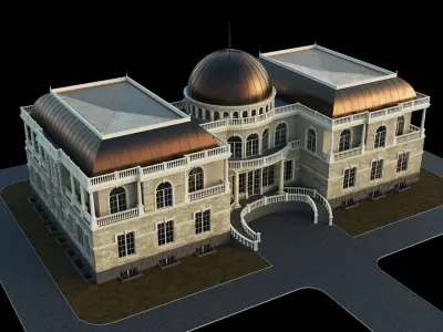 Classic villa 3D model