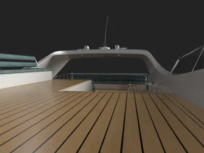 Luxury Yacht 3D model