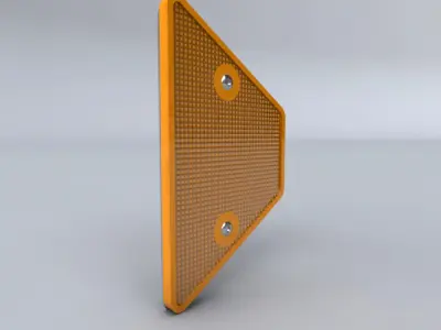 Road Delineator 3D model