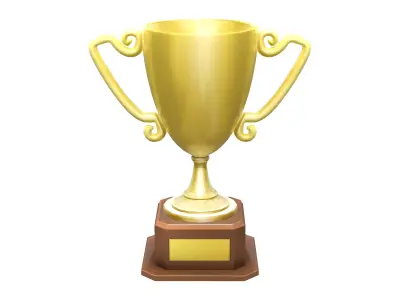 Trophy Cup Low-poly 3D model buy