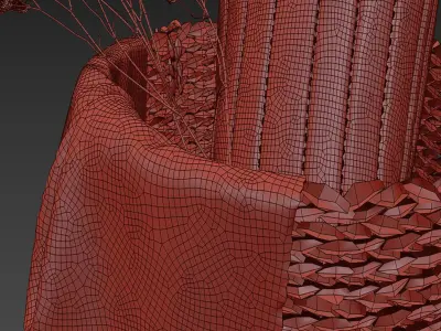 Decorative set 06 3D model purchase