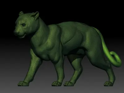 Panther 3D model buy