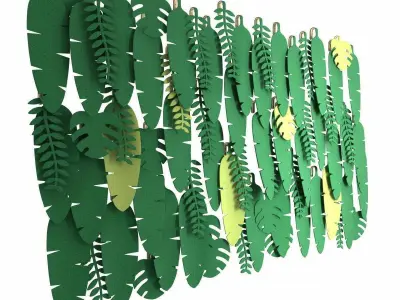 Glimakra of Sweden JUNGLEWALL Fabric Decorative acoustic panel 3D model