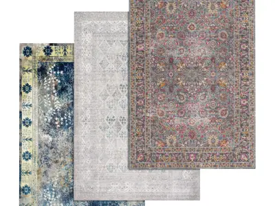 Rug Set 1637 3D model