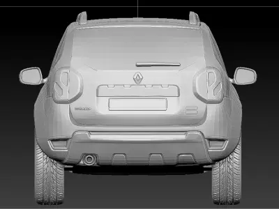 Renault Duster New Model 2022 Low-poly 3D model