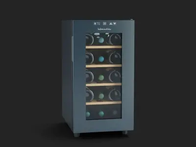 Cellar Wine Small Machine Low poly  3D model