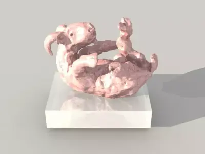 CABRITA JUGANDO 3D model