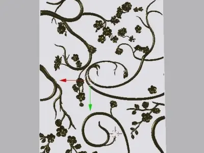 Classic decor ornament v-07 3D model 3D model