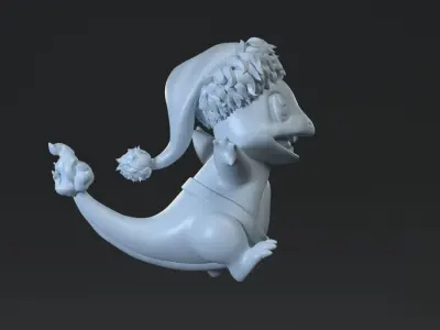 CHRISTMAS DECORATION - CHARMANDER Free 3D print model