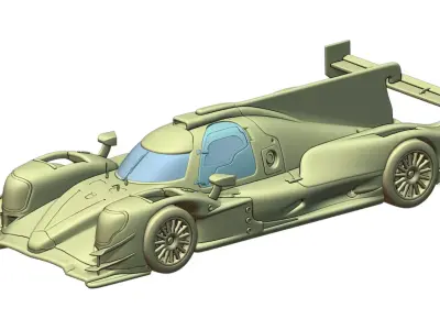 Oreca LMP2 printable 3D print model