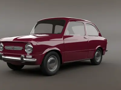 Fiat 850 3D model