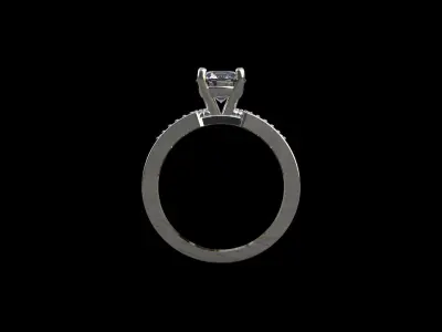 solitaire ring for women Free 3D print model