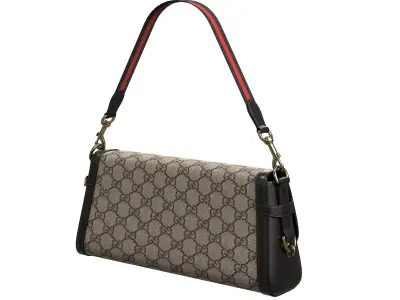 Gucci Luce Bag Black Low-poly 3D model