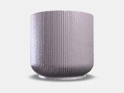 GRADVIS Plant pot 2 Low-poly 3D model