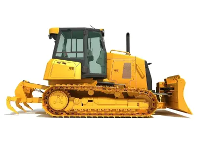 Bulldozer Construction Dozer 3D model