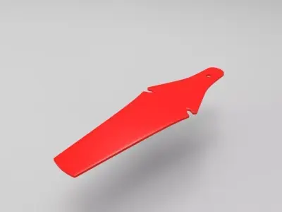 Rear Fender 3D Print Bicycle  Free 3D print model
