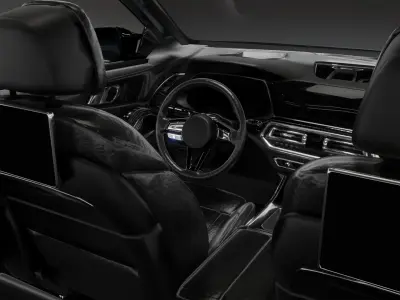 3D Model of Generic german car 5 Low-poly 3D model