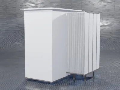 Power transformer 3D model