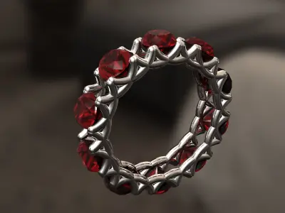 Sun Ring 3D print model